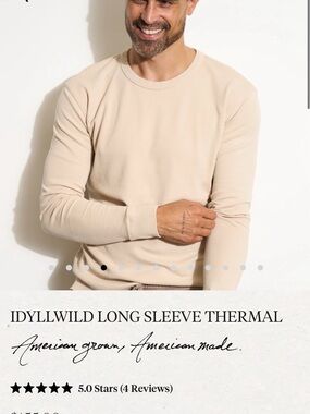 Idyllwild Long Sleeve Thermal - Cream